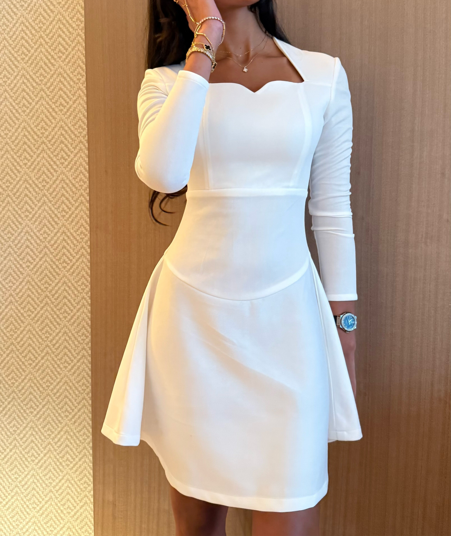 White dress