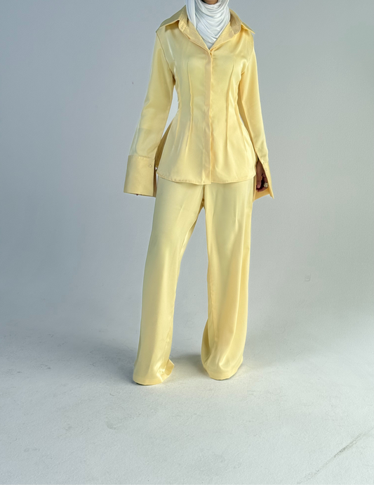 Silk yellow set