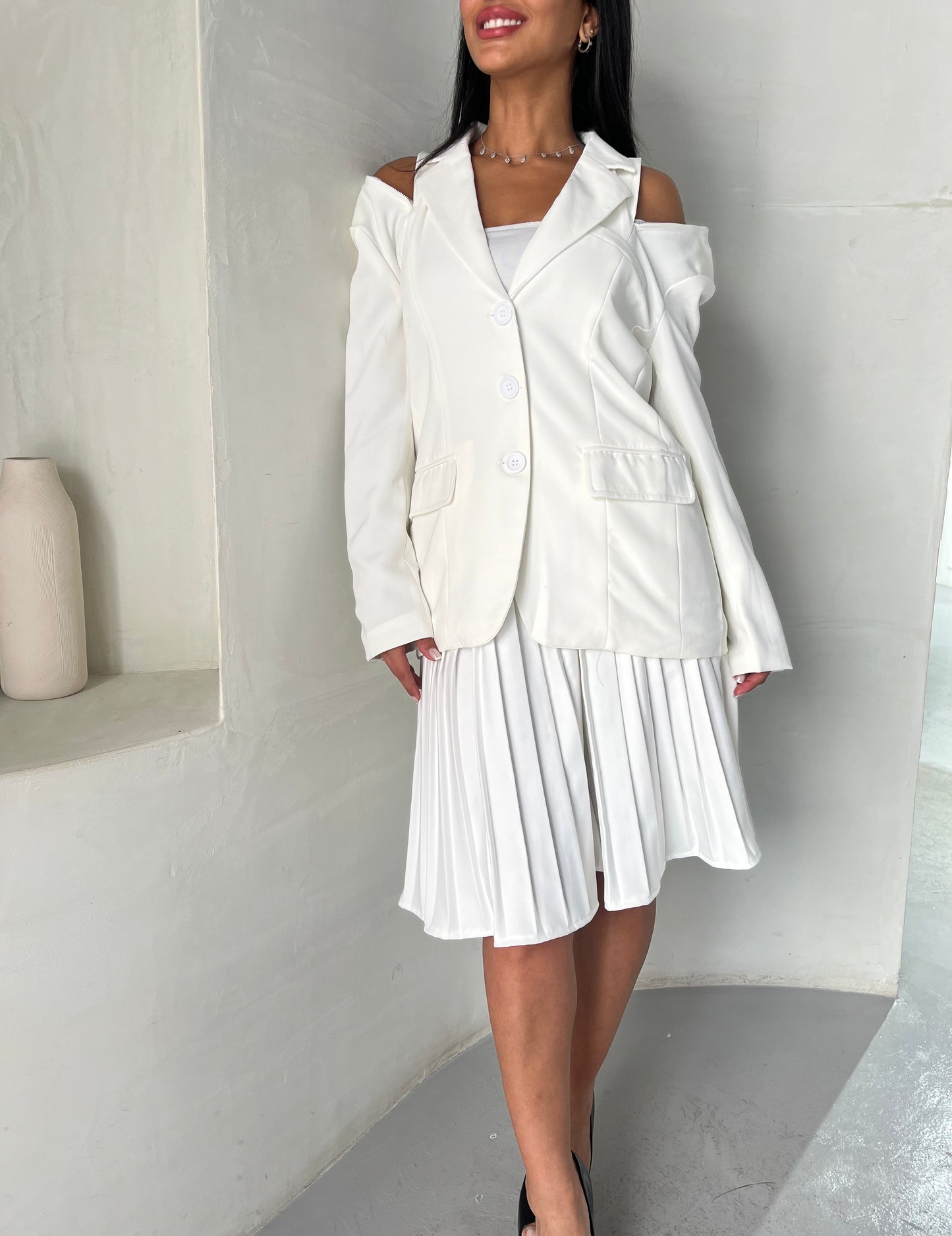 blazer & skirt